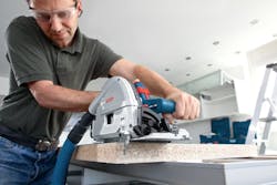 Bosch Power Tools GKT13 track saw with dust extractor Bosch Power Tools GKT13 track saw with dust extractor