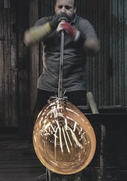 Flos Noctambule Konstantin Grcic Santi Caleca glass blowing Flos Noctambule Konstantin Grcic Santi Caleca glass blowing