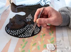 New Ravenna Panel hand work with tweezer New Ravenna Panel hand work with tweezer