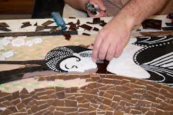 New Ravenna Panel hand work with cutter New Ravenna Panel hand work with cutter