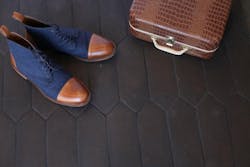 Walker Zanger Cotto Toscano Floor Pickett With Blue Shoes Walker Zanger Cotto Toscano Floor Pickett With Blue Shoes