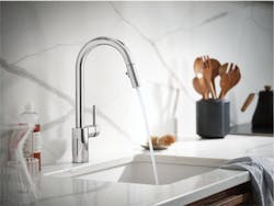 U by Moen Smart Align Faucet in Chrome Close Up U by Moen Smart Align Faucet in Chrome Close Up
