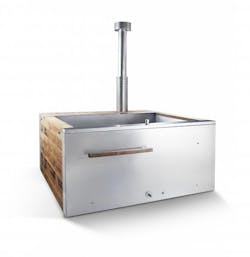 Tubmarine hot Tub with Kebony back silo Tubmarine hot Tub with Kebony back silo