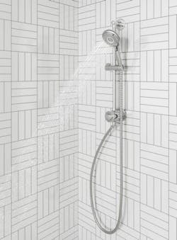 American Standard Filtered 4 Spray Hand Shower Rail System American Standard Filtered 4 Spray Hand Shower Rail System