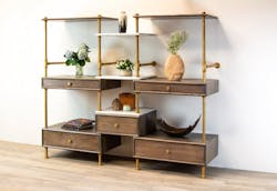 Stone Forest Elemental Modular System Etagere Storage Wall Stone Forest Elemental Modular System Etagere Storage Wall