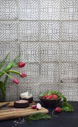 FLM Ceramics Sound Wave Variegated Inverted flowers radishes FLM Ceramics Sound Wave Variegated Inverted flowers radishes