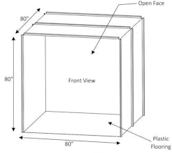 Portable spray painting booth Portable spray painting booth