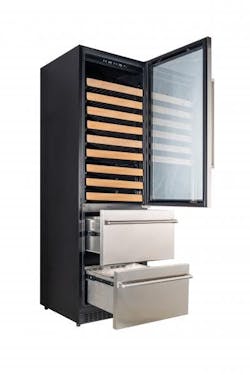 Vinotemp Stainless%20steel %20wine Beverage Cooler Drawers%20open Vinotemp Stainless%20steel %20wine Beverage Cooler Drawers%20open