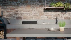 Caesarstone quartz exterior counter Caesarstone quartz exterior counter