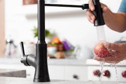 Hansgrohe Joleena Semi Pro Kitchen Faucet Beauty Black Close Up Hansgrohe Joleena Semi Pro Kitchen Faucet Beauty Black Close Up