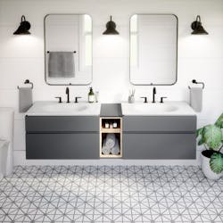 Studio S modular wall mount bathroom vanity Studio S modular wall mount bathroom vanity