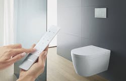 Duravit SensoWash f Shower Toilet Philippe Starck remote control Duravit SensoWash f Shower Toilet Philippe Starck remote control