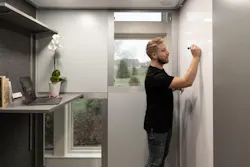YOURspace home office pods white board YOURspace home office pods white board