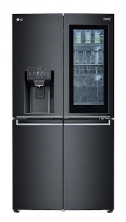 LG Electronics USA InstaView Door in Door Refrigerator Black silo LG Electronics USA InstaView Door in Door Refrigerator Black silo