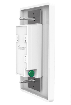 Amber Solutions Two Wire Dimmer Back Angle Amber Solutions Two Wire Dimmer Back Angle