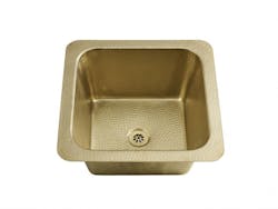 square prep bar sink brass square prep bar sink brass