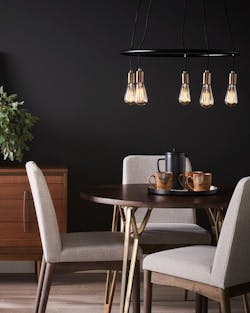 Sherwin Williams Color Survey dark walls pendant lights chairs Sherwin Williams Color Survey dark walls pendant lights chairs