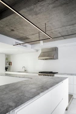 Sub-Zero Wolf Cove Call for Entries White Kitchen Concrete counter Sub-Zero Wolf Cove Call for Entries White Kitchen Concrete counter