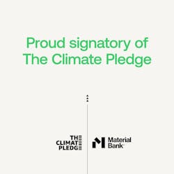 material bank is a signatory of the climate pledge material bank is a signatory of the climate pledge