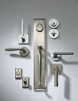Ashley Norton Introduces Rectangular Suite of Customizable Entry Hardware nickel Ashley Norton Introduces Rectangular Suite of Customizable Entry Hardware nickel