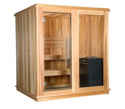Therma Sol Halu 4 Person Indoor Sauna Left Therma Sol Halu 4 Person Indoor Sauna Left