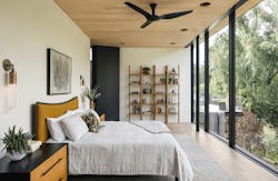 Bedroom in the Burch Creek Home, a 2023 BALA winner Bedroom in the Burch Creek Home, a 2023 BALA winner