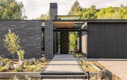 Streetfront view of the Burch Creek Home, a 2023 BALA winner Streetfront view of the Burch Creek Home, a 2023 BALA winner