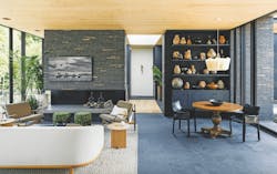 Interior living space in the Burch Creek Home, a 2023 BALA winner Interior living space in the Burch Creek Home, a 2023 BALA winner