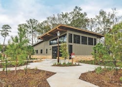 Exterior view of the welcome center at The Highlands, a 2024 Nationals winner Exterior view of the welcome center at The Highlands, a 2024 Nationals winner