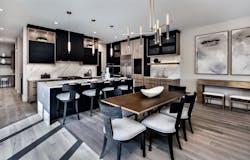 Kitchen and dining in Dahlin Architecture | Planning | Interiors' luxury production home Ventura Kitchen and dining in Dahlin Architecture | Planning | Interiors' luxury production home Ventura