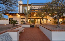 Outdoor living spaces at 2023 BALA winner Saguaro Serenity Outdoor living spaces at 2023 BALA winner Saguaro Serenity