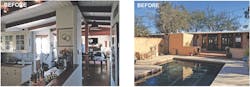 An interior and exterior view of 2023 BALA winner Saguaro Serenity before its remodel An interior and exterior view of 2023 BALA winner Saguaro Serenity before its remodel