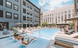 Pool amenity at LC Germantown, a 2023 BALA winner Pool amenity at LC Germantown, a 2023 BALA winner
