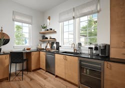 Back kitchen in DTJ Design's luxury production home, 6150 at Westerly Back kitchen in DTJ Design's luxury production home, 6150 at Westerly