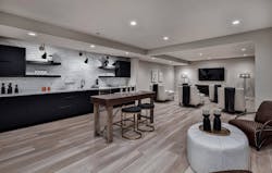 The basement in Dahlin Architecture | Planning | Interiors' luxury production home Ventura The basement in Dahlin Architecture | Planning | Interiors' luxury production home Ventura