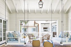 Porch swings at Island Breeze, a 2023 BALA winner Porch swings at Island Breeze, a 2023 BALA winner