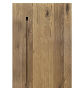 VanAir ventilated interior door in Rustic White Oak finish VanAir ventilated interior door in Rustic White Oak finish