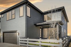 Rear elevation of the house by DTJ Design Rear elevation of the house by DTJ Design