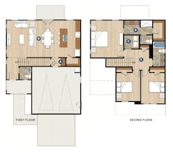 Floor Plans For The Lexington Detached Starter Home By Gmd Design Group Floor Plans For The Lexington Detached Starter Home By Gmd Design Group