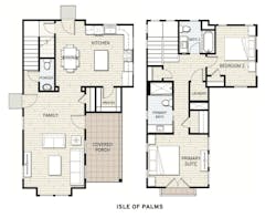 Isle Of Palms Detached Starter Home Floor Plan In The Indigo Cottages Community Isle Of Palms Detached Starter Home Floor Plan In The Indigo Cottages Community