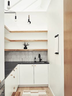 Concealed butler's pantry in The Cube Concealed butler's pantry in The Cube