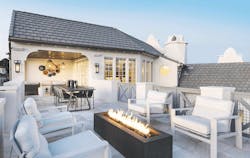 Rooftop outdoor living options at The Pearl, a 2023 BALA winner Rooftop outdoor living options at The Pearl, a 2023 BALA winner