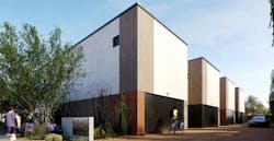 Case Study: Vali Mews is a collection of four missing middle homes in Phoenix, Arizona. Photo © Vali Homes, courtesy RMI Case Study: Vali Mews is a collection of four missing middle homes in Phoenix, Arizona. Photo © Vali Homes, courtesy RMI