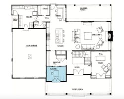 Floor plan for 656 Norfolk, a 2023 BALA winner Floor plan for 656 Norfolk, a 2023 BALA winner