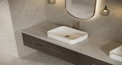 Bathroom vanity with Cosentino's Dekton Pietra stone Bathroom vanity with Cosentino's Dekton Pietra stone