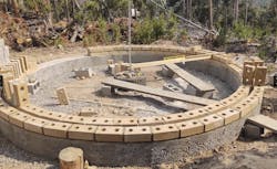 Round ADU under construction Round ADU under construction