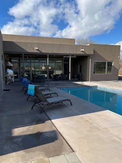 Rift house exterior pool Rift house exterior pool