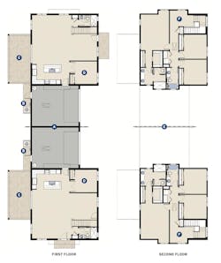 Three-bedroom tandem duplex homes that live like single detached units Three-bedroom tandem duplex homes that live like single detached units