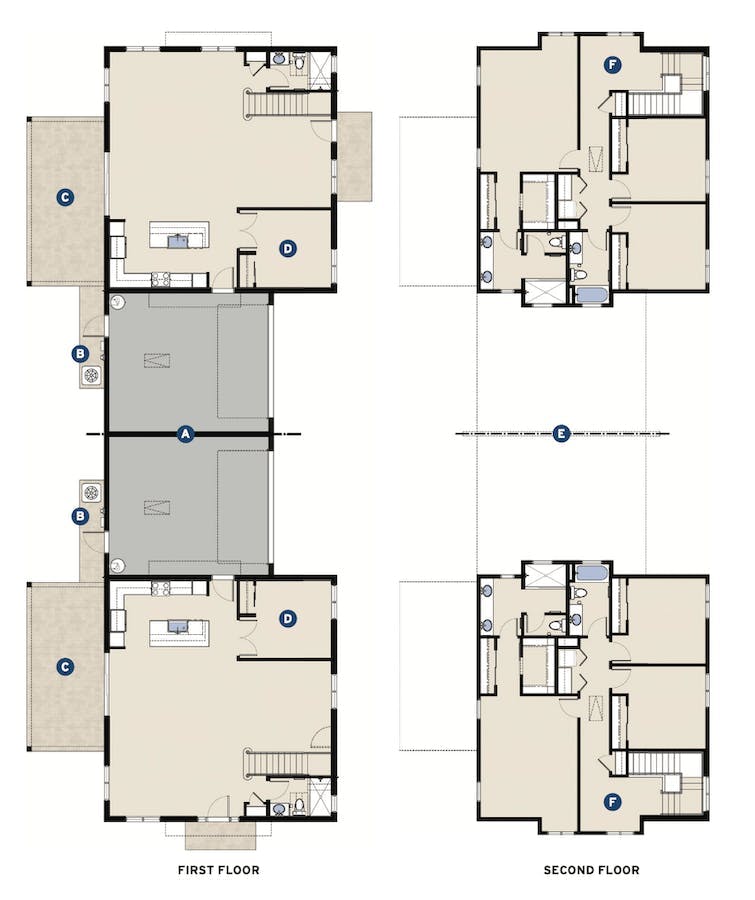 Three-bedroom tandem duplex homes that live like single detached units Three-bedroom tandem duplex homes that live like single detached units