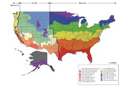 IRC Climate Zone Map. Copyright ASHRAE IRC Climate Zone Map. Copyright ASHRAE